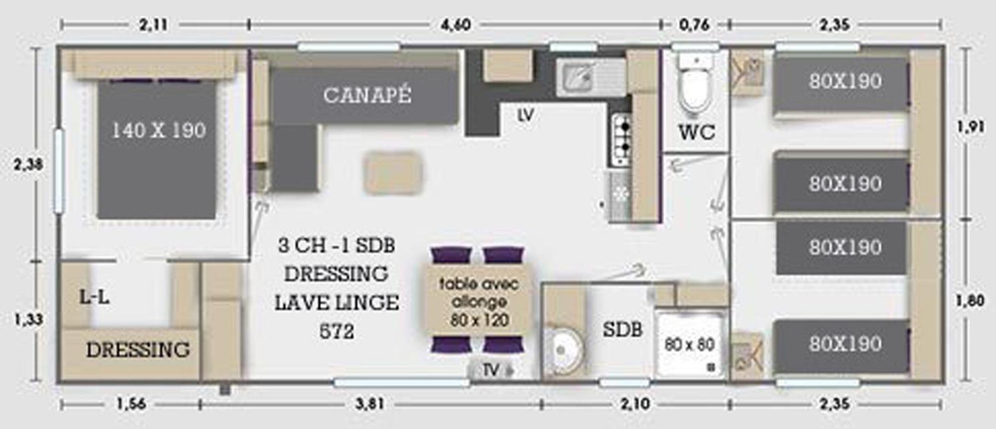 Domaine De Kerlann-mh6pers-2ch-grande Terrasse-tout Confort *